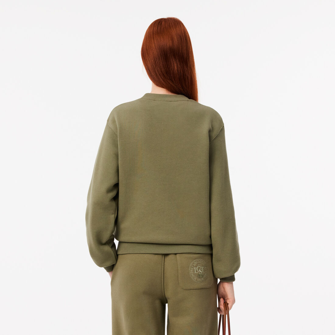 سويت شيرت قطن مطرز Embroidered Cotton Sweatshirt - SF2565-00-BMY