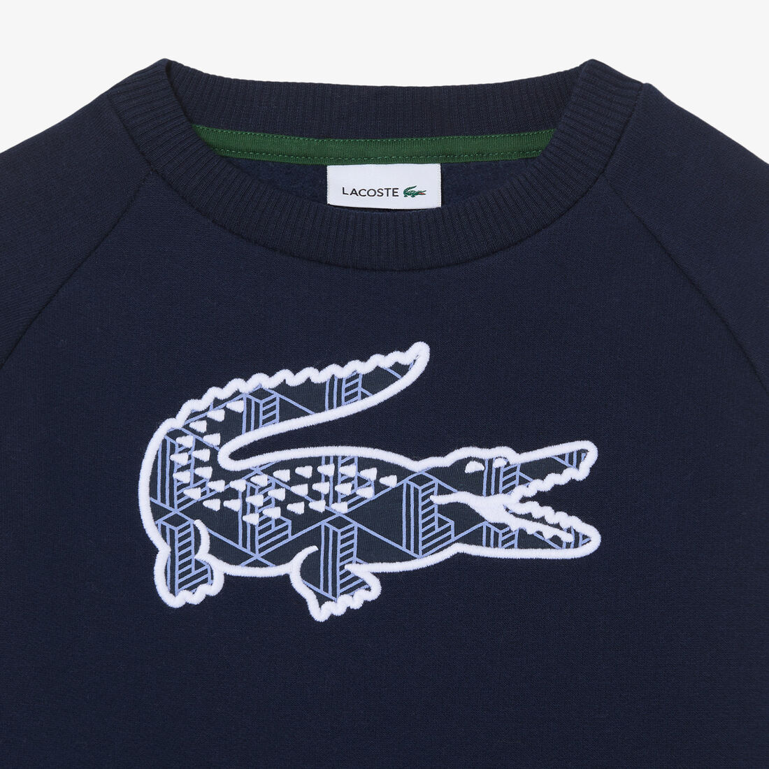 Monogram Print Fleece Sweatshirt Monogram Print Fleece Sweatshirt - SJ0917-00-166