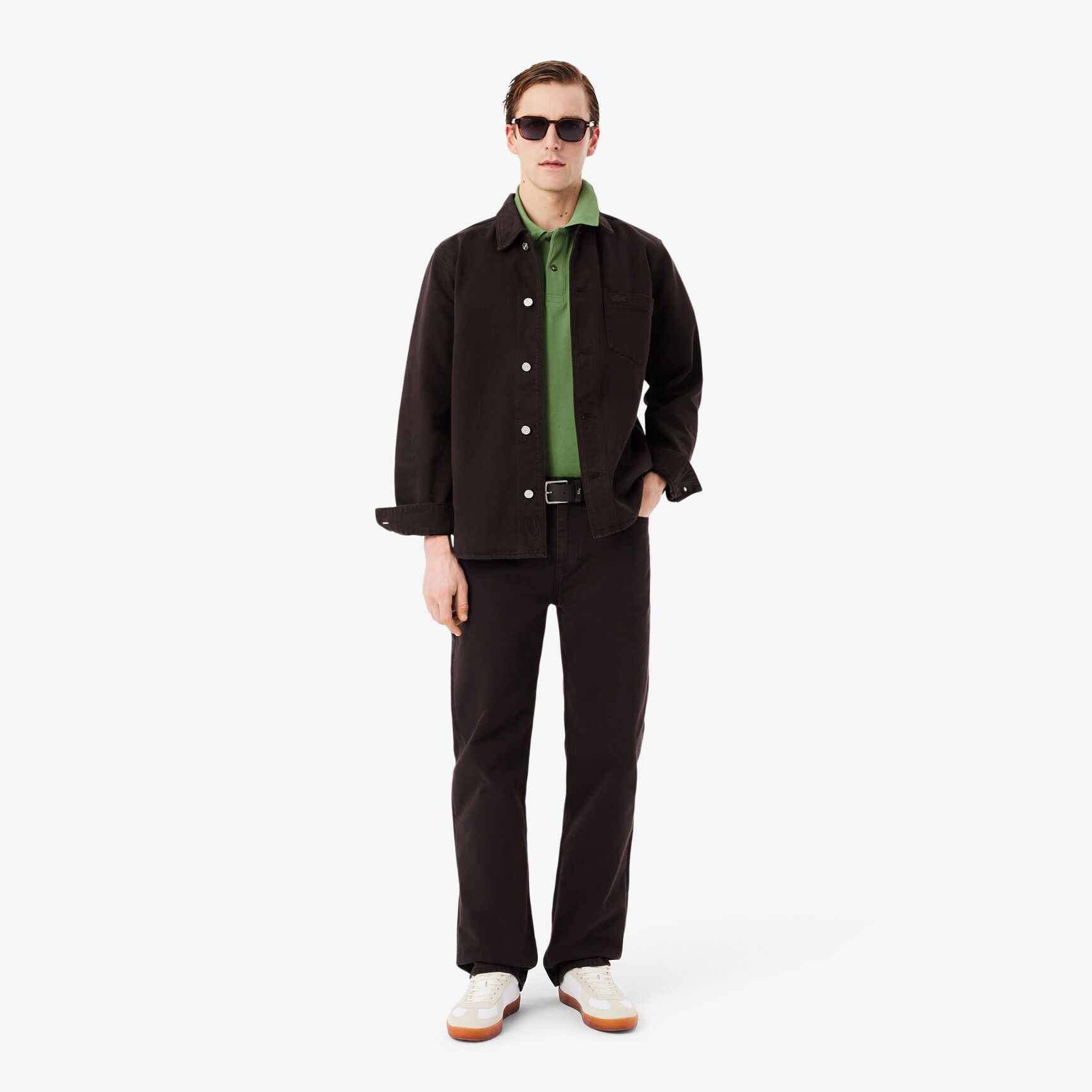 Loose Fit Heavy Pique Polo Shirt - PH7757-00-02M