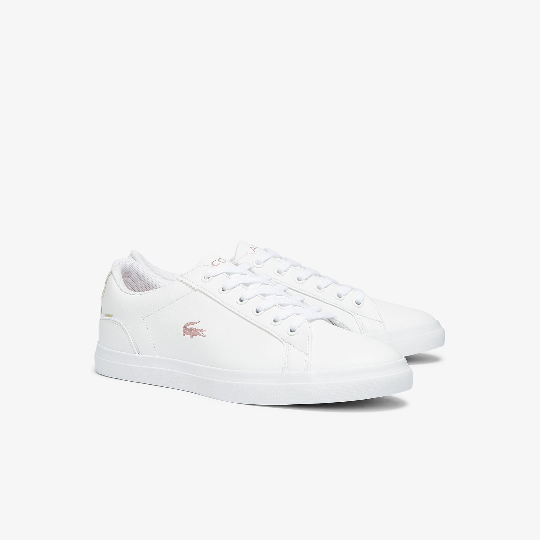 Juniors' Lerond Synthetic Iridescent Trainers lacoste juniors lerond synthetic iridescent trainers