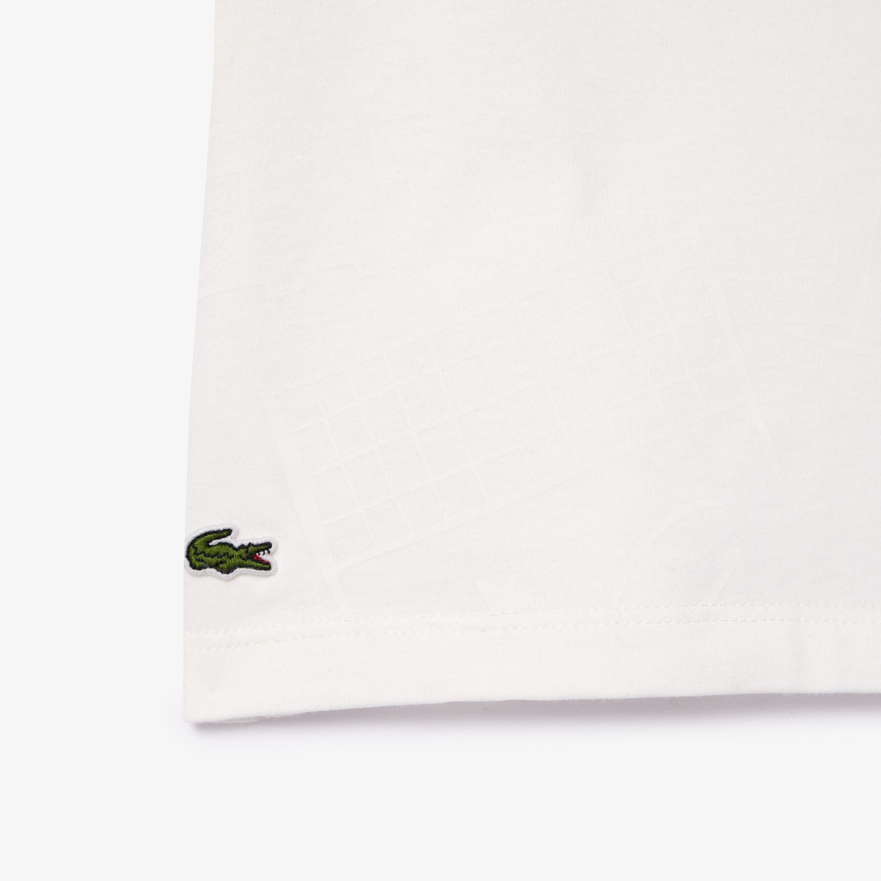 Croc Print Cotton Jersey T-shirt lacoste croc print cotton jersey t shirt