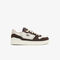 حذاء رياضي رجالي من الجلد بتصميم مشبك على شكل حرف T Men's T-Clip Set Leather Sneakers - 51SMA0100-2G3