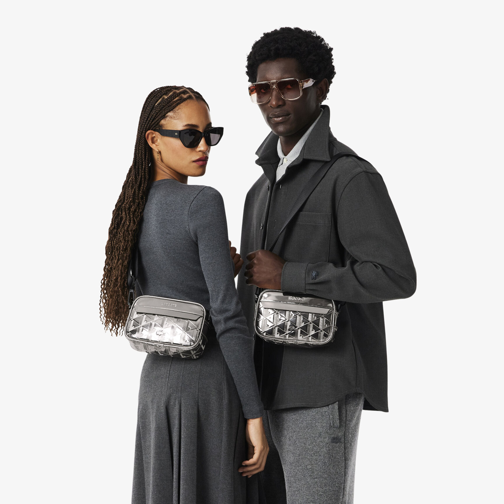 Small The Blend Silver Reporter Bag - NU4904BG-Q83