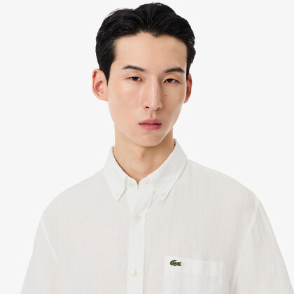 Short Sleeved Linen Shirt