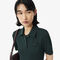 Pleated Fluid Jersey Polo Collar Dress lacoste pleated fluid jersey polo collar dress