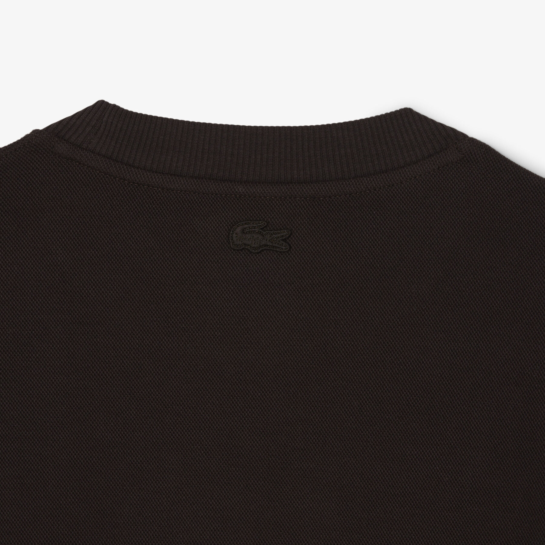 Double Face Pique Badge Sweatshirt Double Face Pique Badge Sweatshirt - SH0035-00-3LA