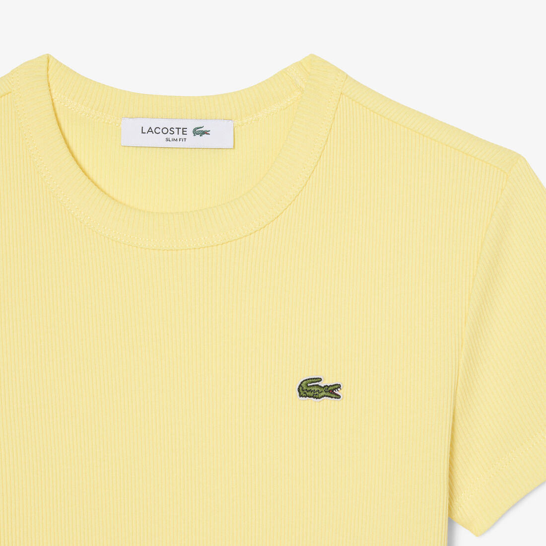 Slim Fit Ribbed Cotton T-shirt Slim Fit Ribbed Cotton T-shirt - TF5538-00-107