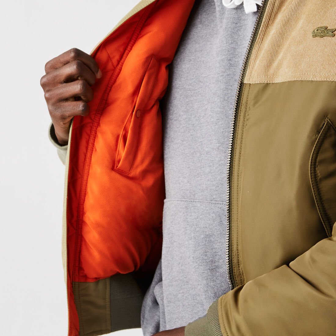 جاكيت منتفخ مبطن بسحّاب للرجال جاكيت منتفخ مبطن بسحّاب للرجال