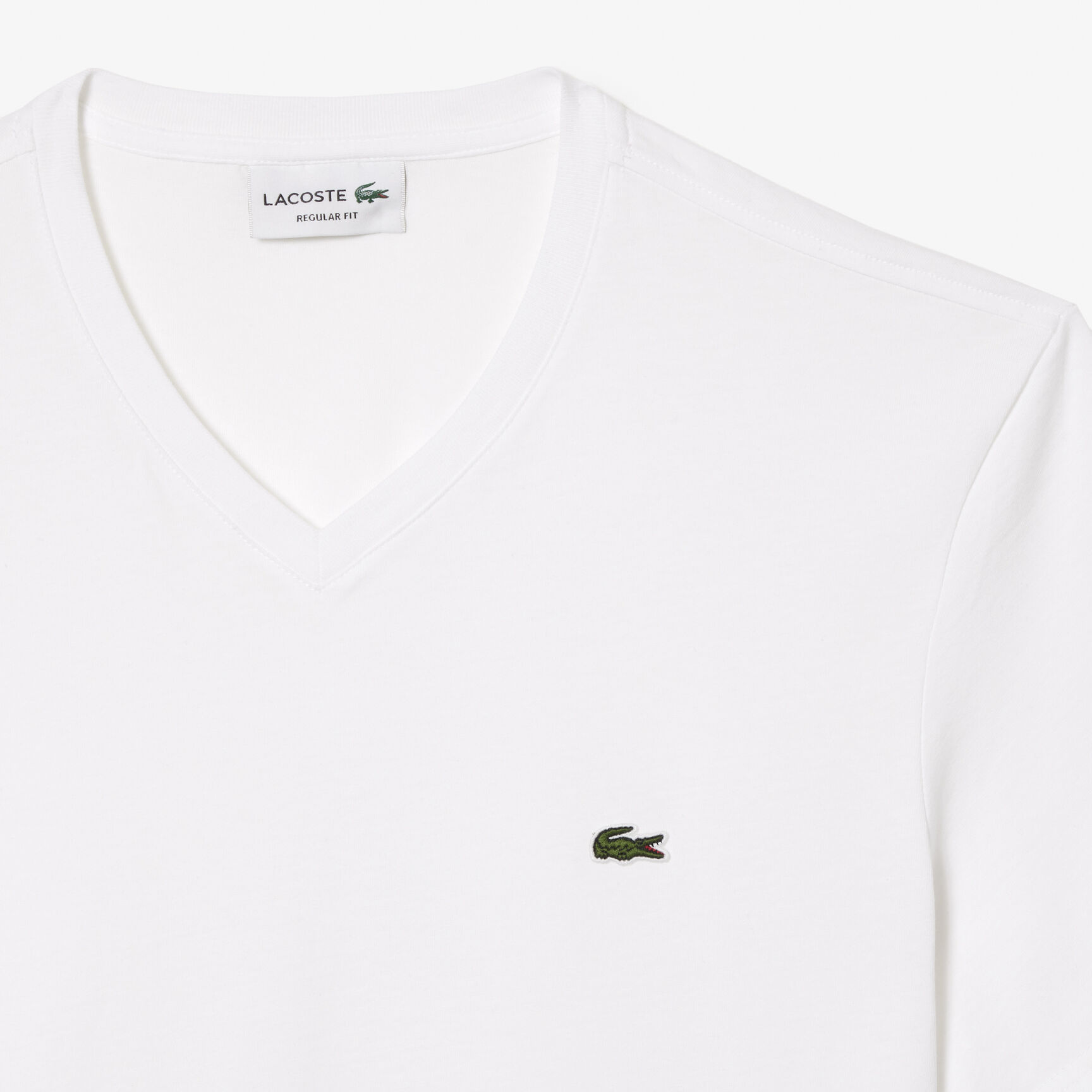 Men's V-neck Cotton T-shirt - TH2036-00-001