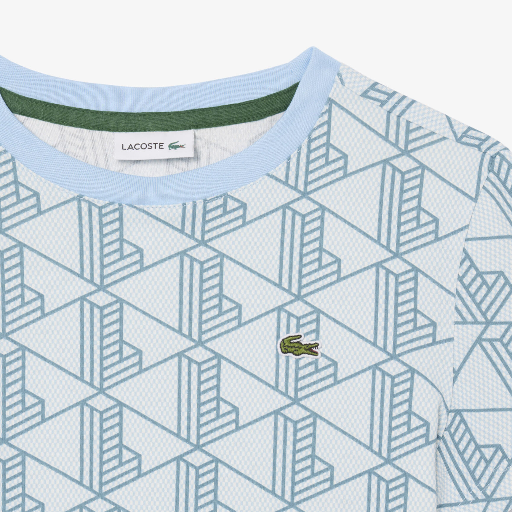 Monogram Print Cotton T-shirt - TJ8411-00-HI0