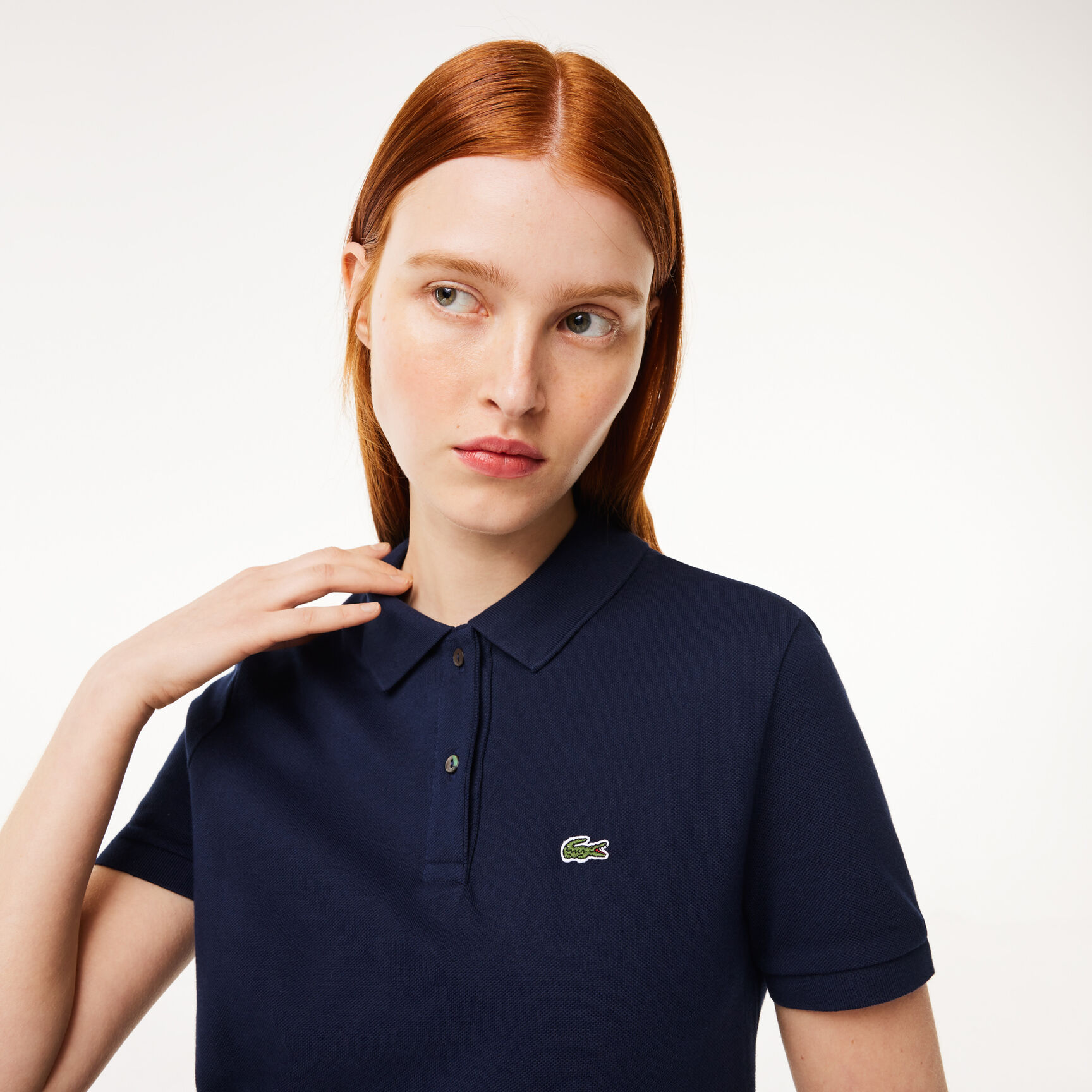 Women's Lacoste Piqu Knit Polo Dress - EF7767-00-166
