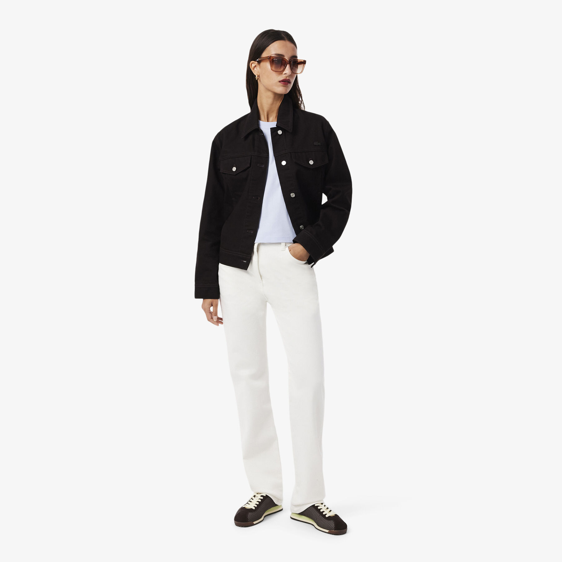 lacoste casual cotton jersey t shirt