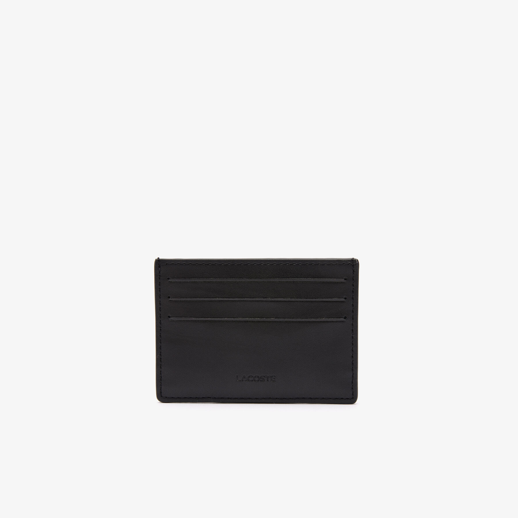 حامل بطاقات جلدي بطبعة المونوغرام Nomogramme Leather Card Holder - NH4397MR-000