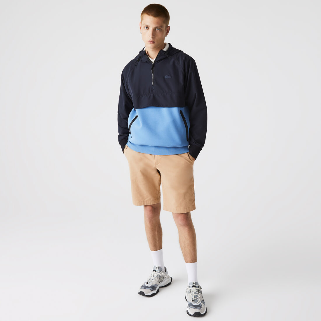 Men's Slim Fit Stretch Gabardine Bermuda Shorts