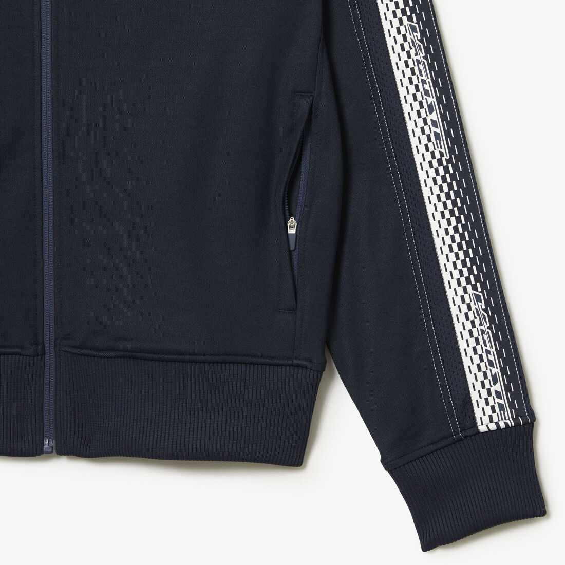 سويت شيرت لاكوست بيكيه بياقة عالية وسحّاب للرجال سويت شيرت لاكوست بيكيه بياقة عالية وسحّاب للرجال