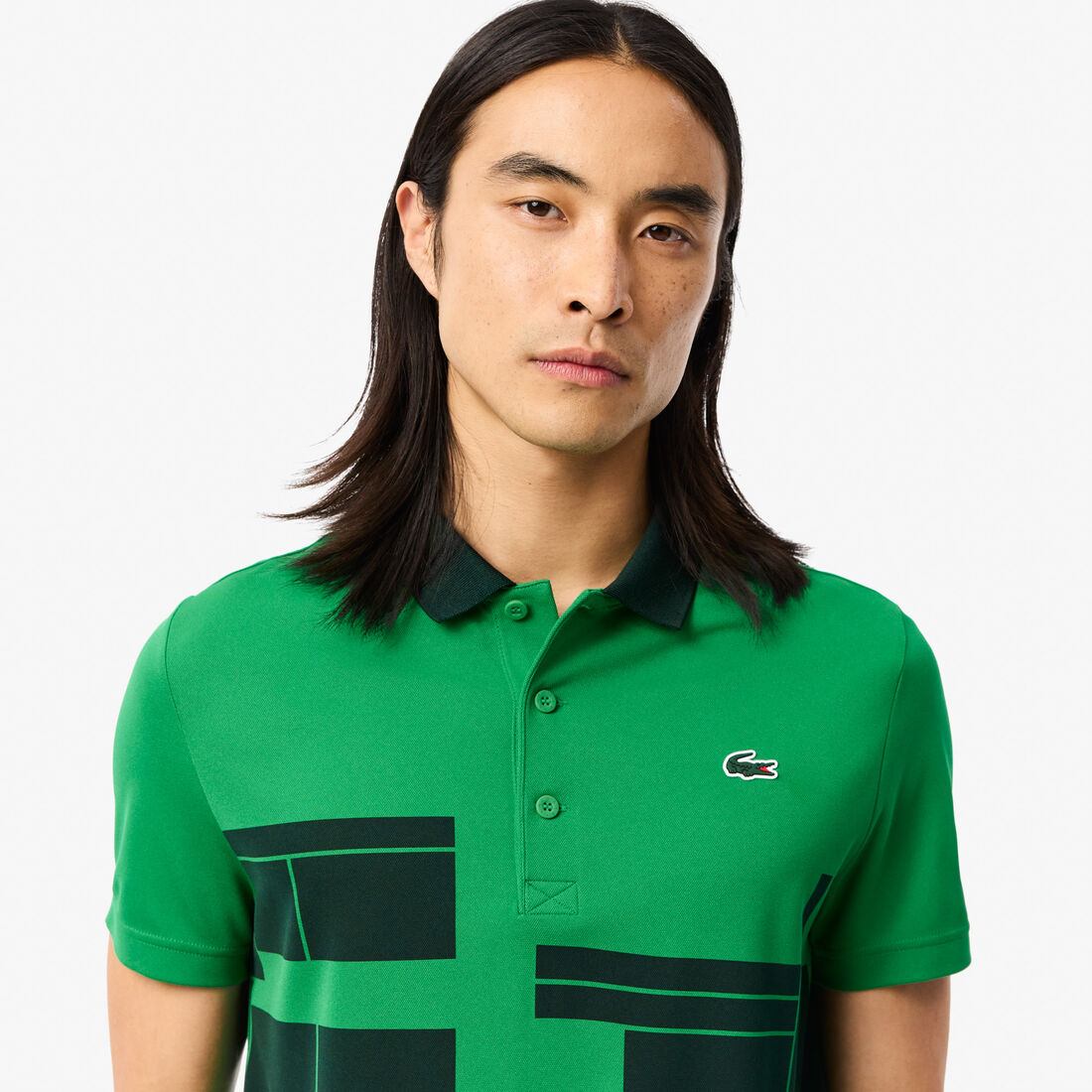 Lacoste Tennis x Novak Djokovic Fan Version Polo Shirt Lacoste Tennis x Novak Djokovic Fan Version Polo Shirt - DH2568-00-I6W