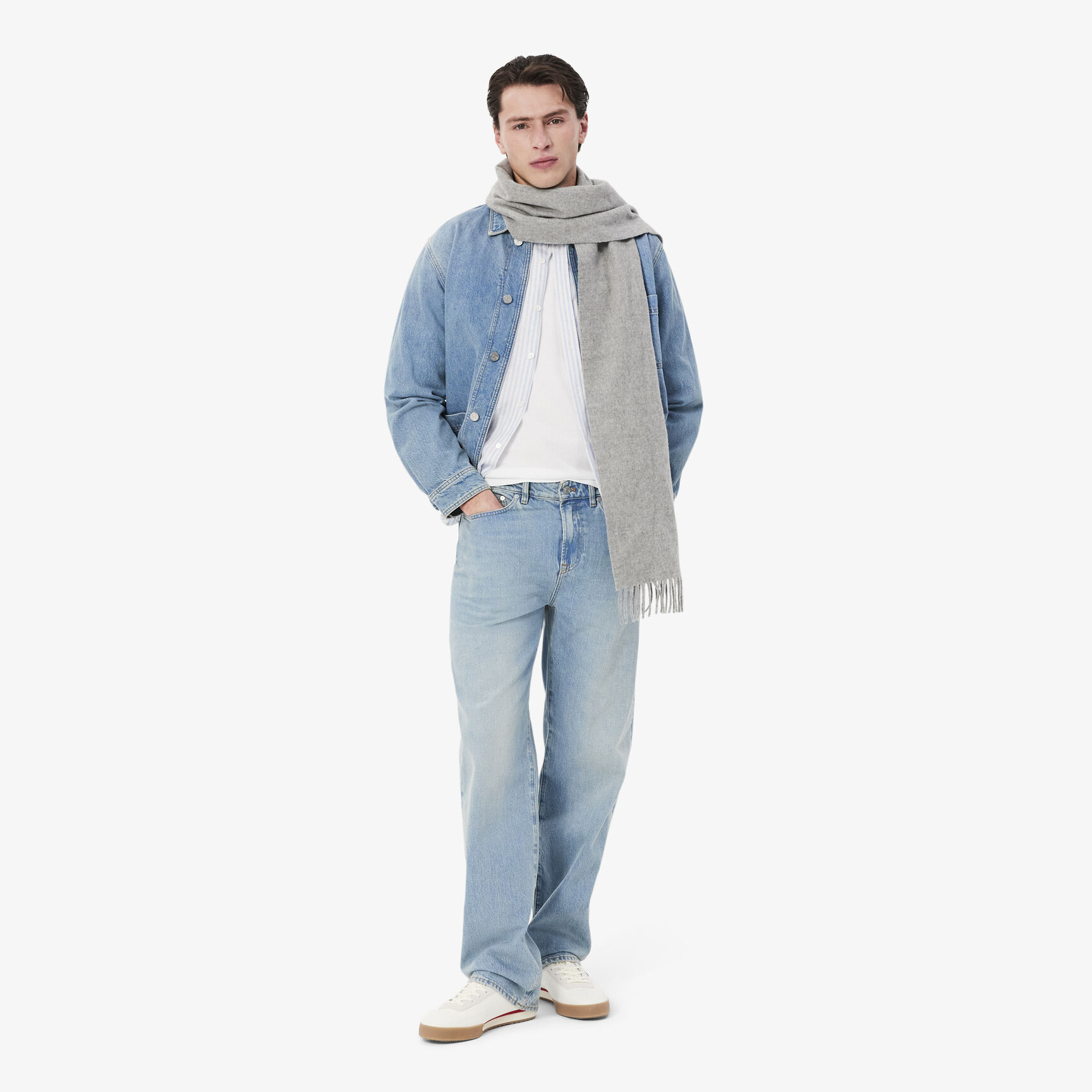 Regular Fit Striped Linen Shirt - CH6985-00-E7B