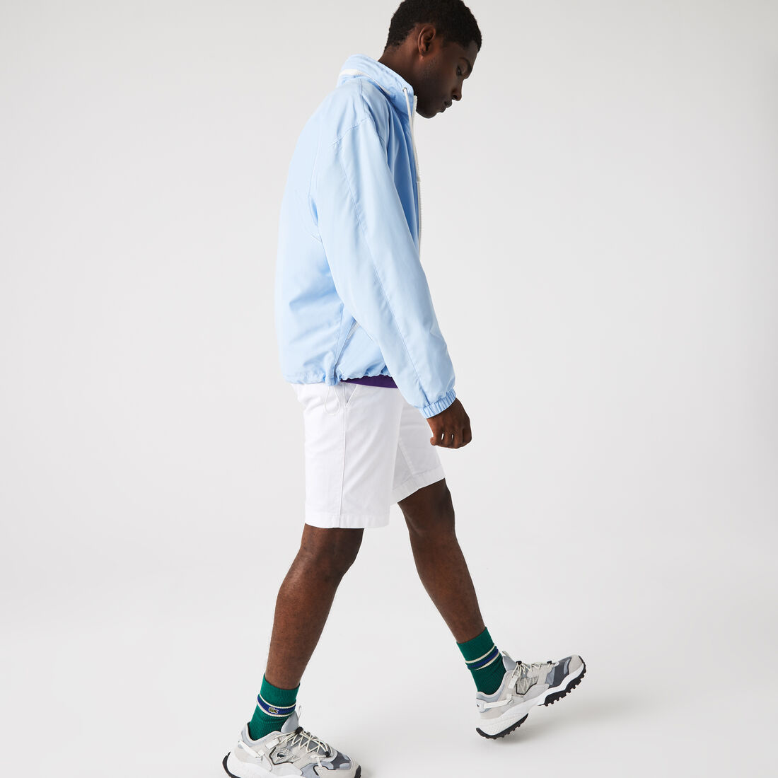 Men's Slim Fit Stretch Gabardine Bermuda Shorts Men's Slim Fit Stretch Gabardine Bermuda Shorts