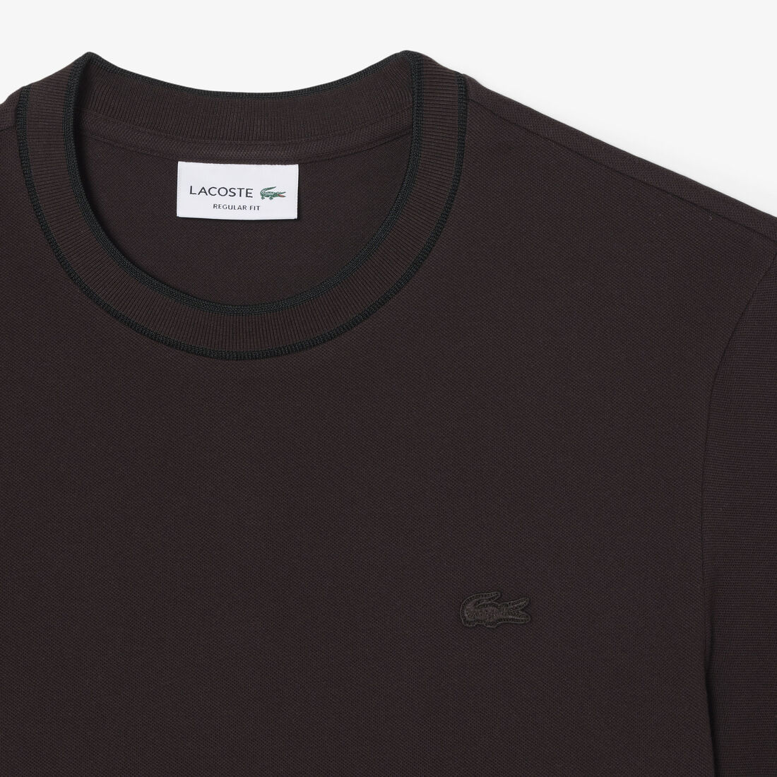 Stretch Pique Stripe Collar T-shirt Stretch Pique Stripe Collar T-shirt - TH8174-00-3LA