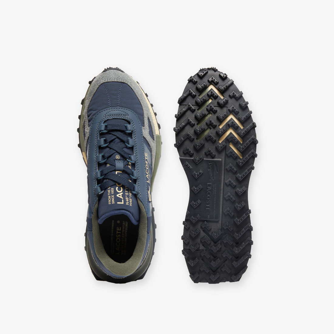 حذاء رياضي جلدي إيليت أكتيف للرجال Men's Elite Active Leather Sneakers - 49SMA0002-AH9