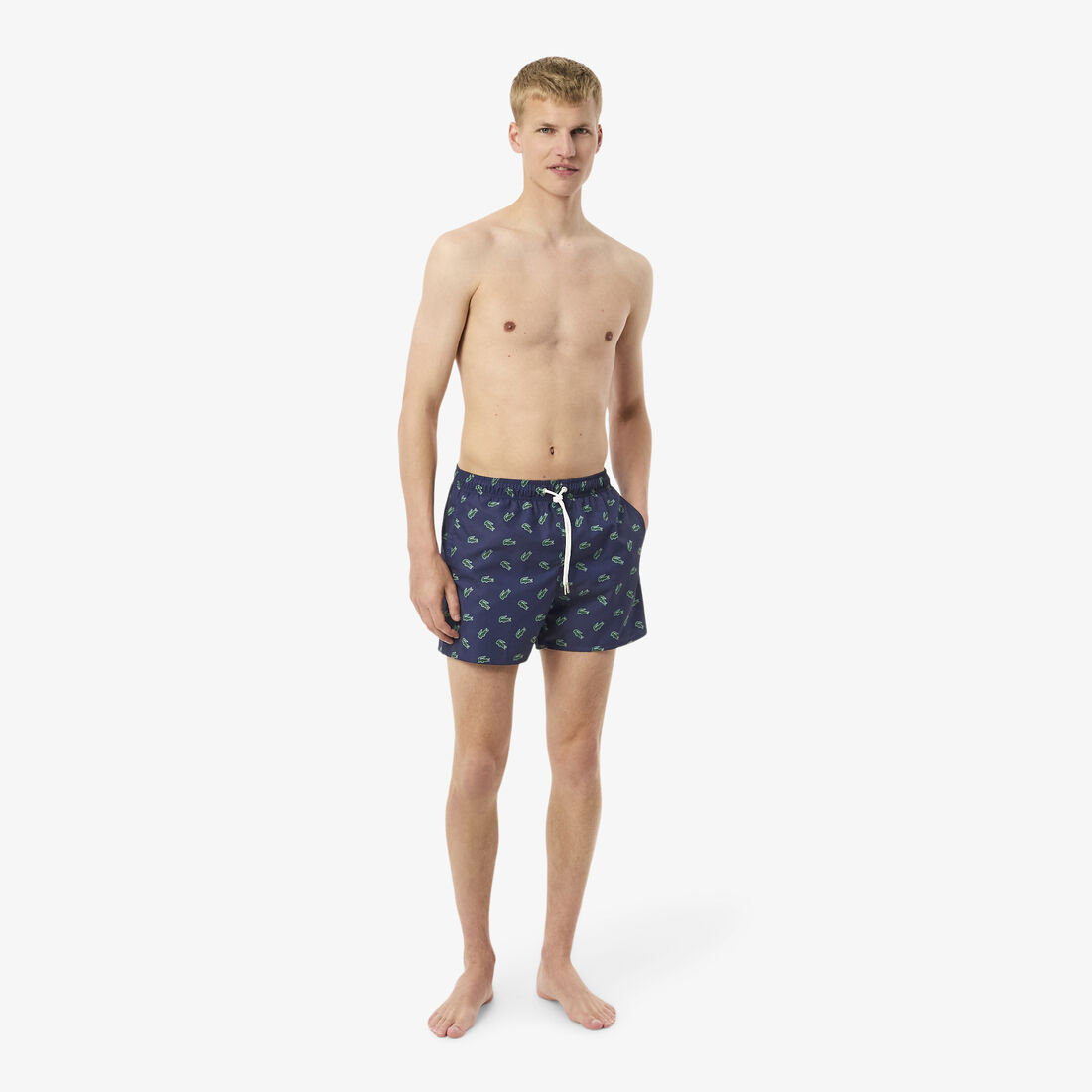 Crocodile Print Swim Trunks - MH7188-00-QRN