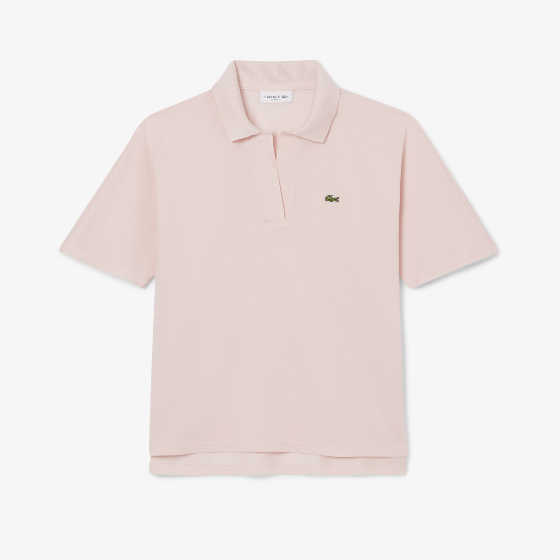 قميص بولو فضفاض بقصة مريحة Relaxed Fit Fluid Pique Polo Shirt - PF1123-00-ADY