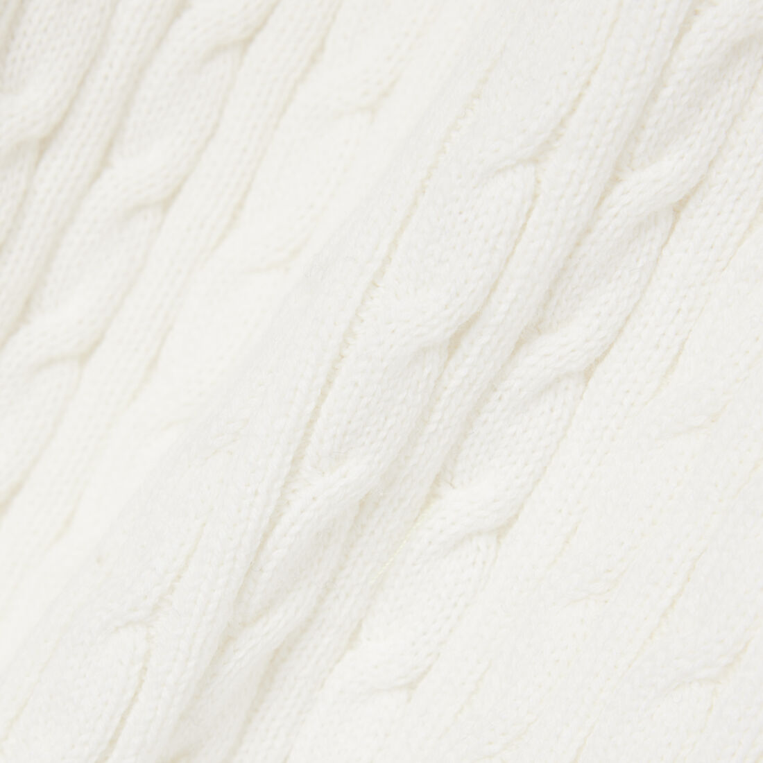 Striped Cable Knit Polo Collar Sweater - AF0972-00-70V