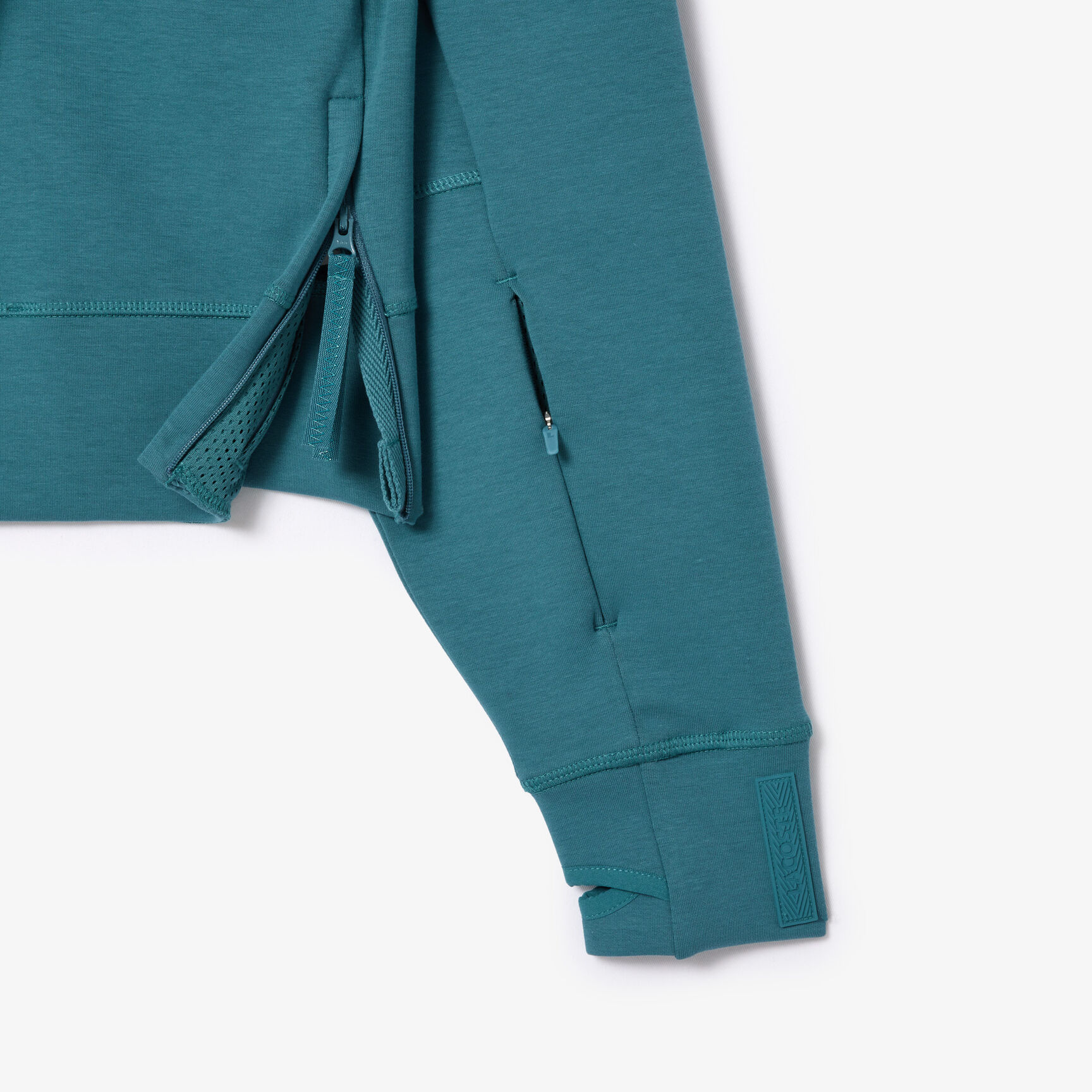 هودي قطني قصير Women's Lacoste Hooded Jogger Sweatshirt - SF0281-00-IY4