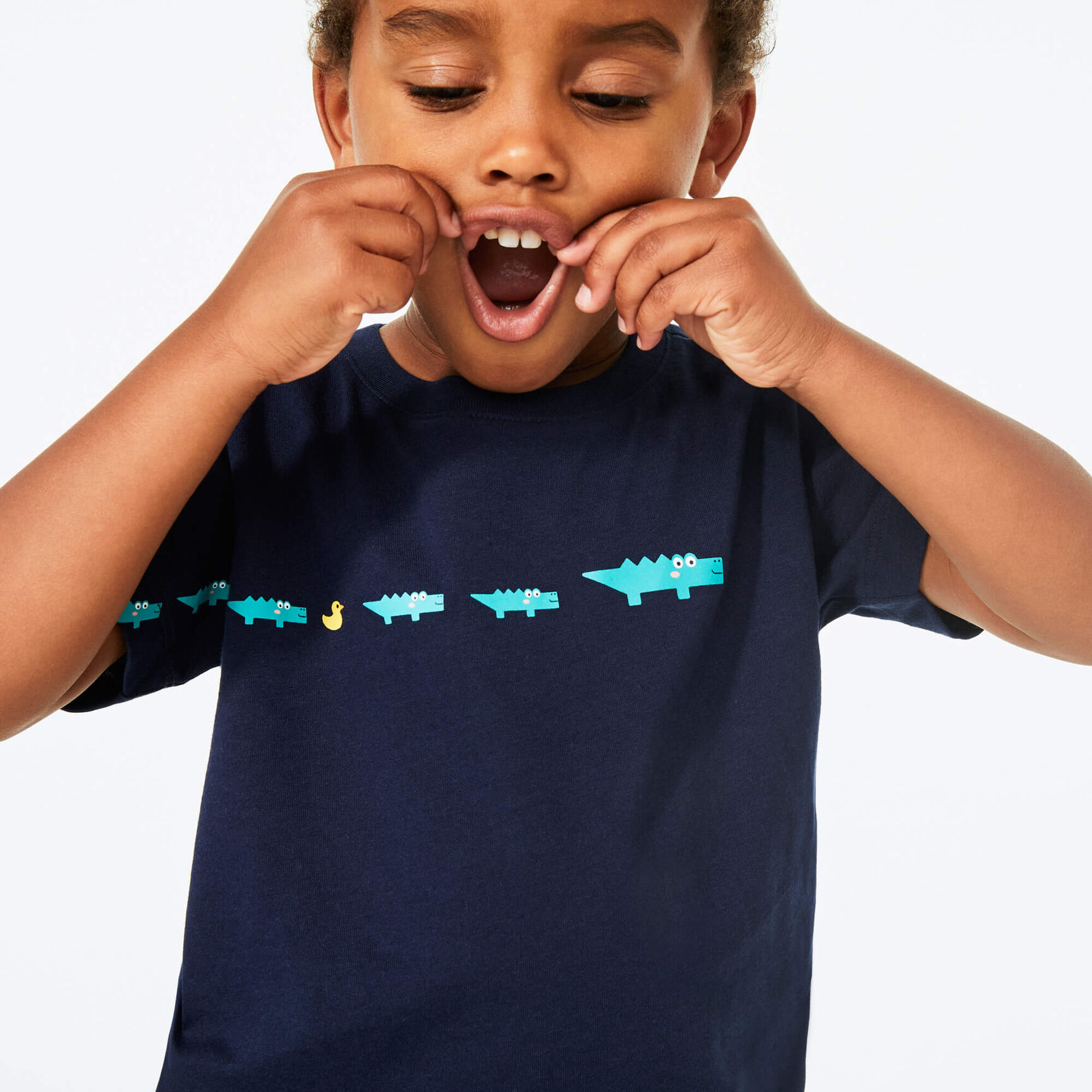 Boy’s Crew Neck Printed Cotton T-shirt Boy’s Crew Neck Printed Cotton T-shirt