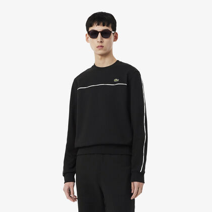 Logo Trim Fleece Sweatshirt