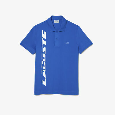 Men's Lacoste Regular Fit Branded Piqué Polo Shirt