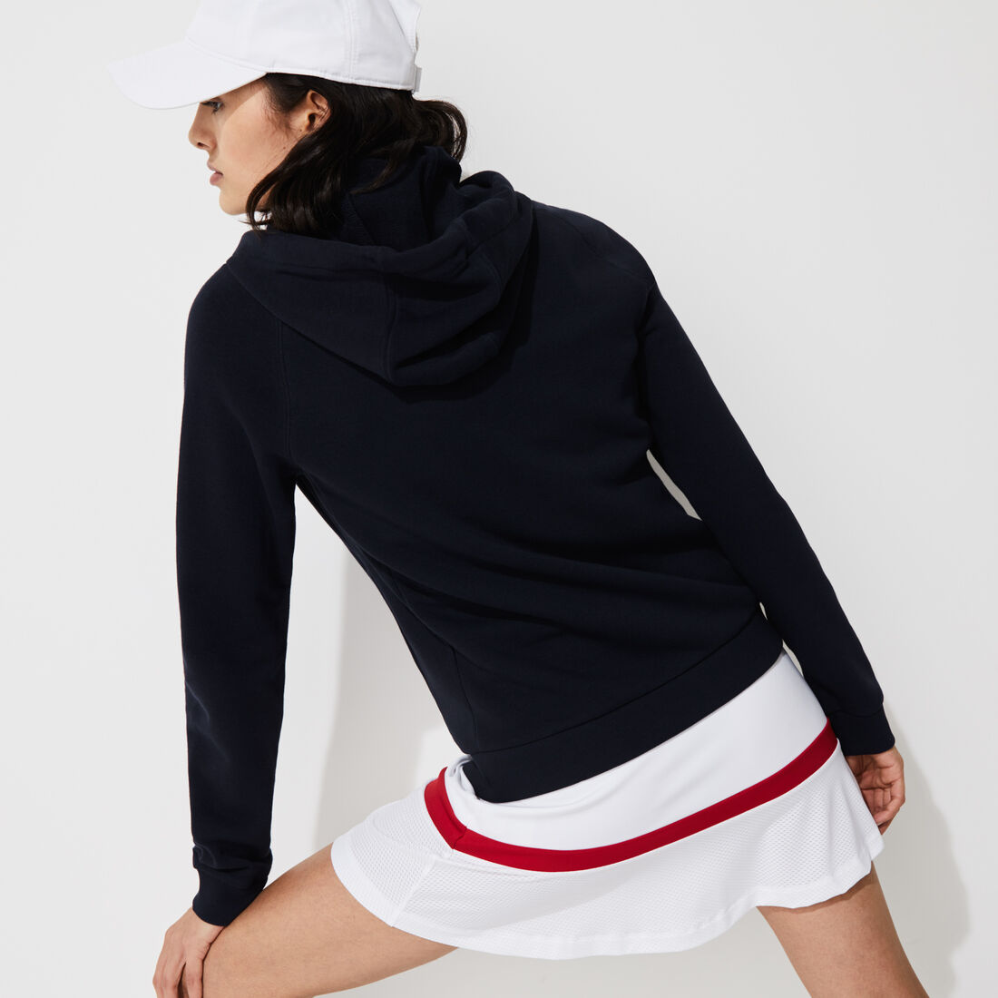 Women's Lacoste SPORT Fleece Zip Tennis Hoodie Women's Lacoste SPORT Fleece Zip Tennis Hoodie