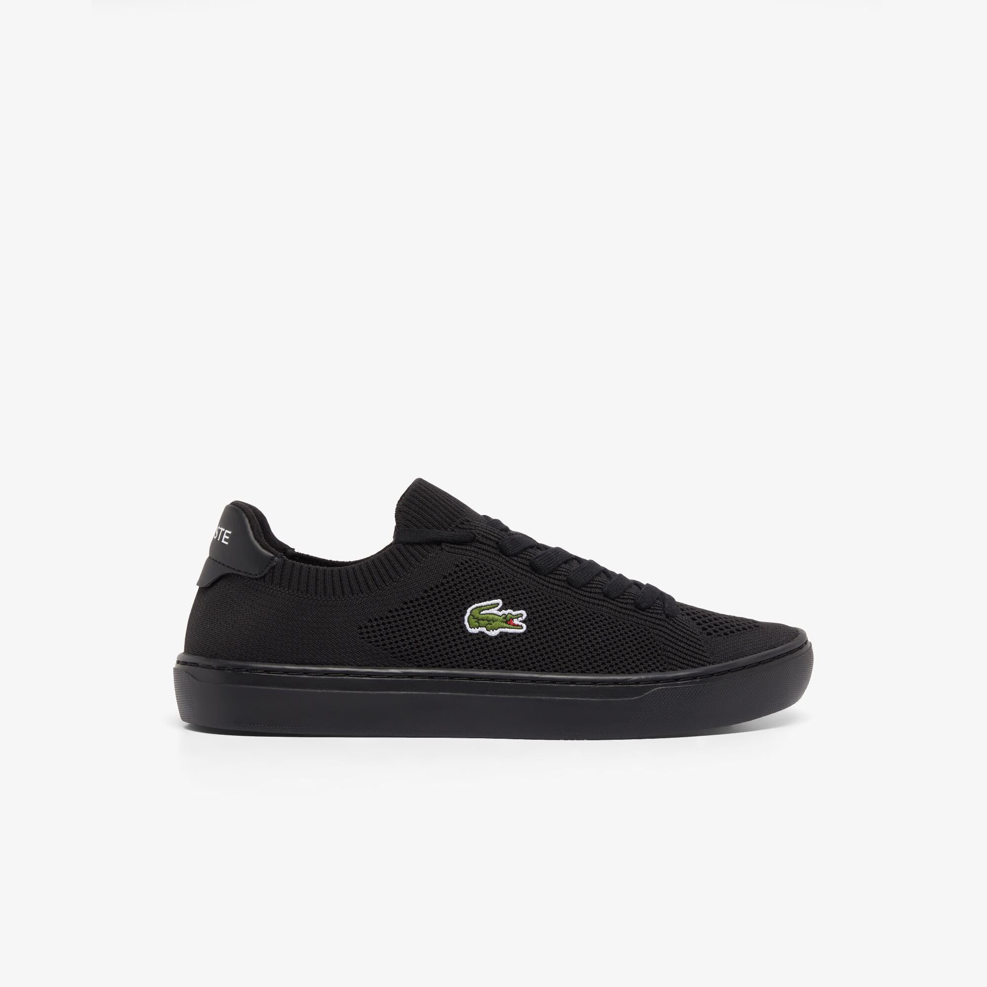 LACOSTE ブラック メンズシューズ Men's La Piquee 2.0 Sneakers, Black | LACOSTE UAE