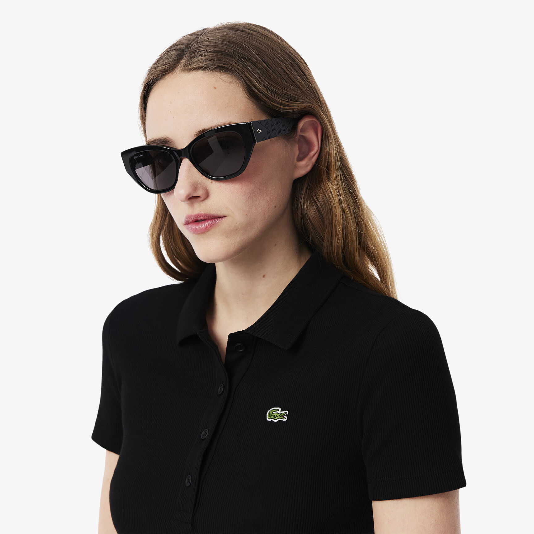 Slim Fit L.12.D Ribbed Cotton Polo Shirt - DF5377-00-031