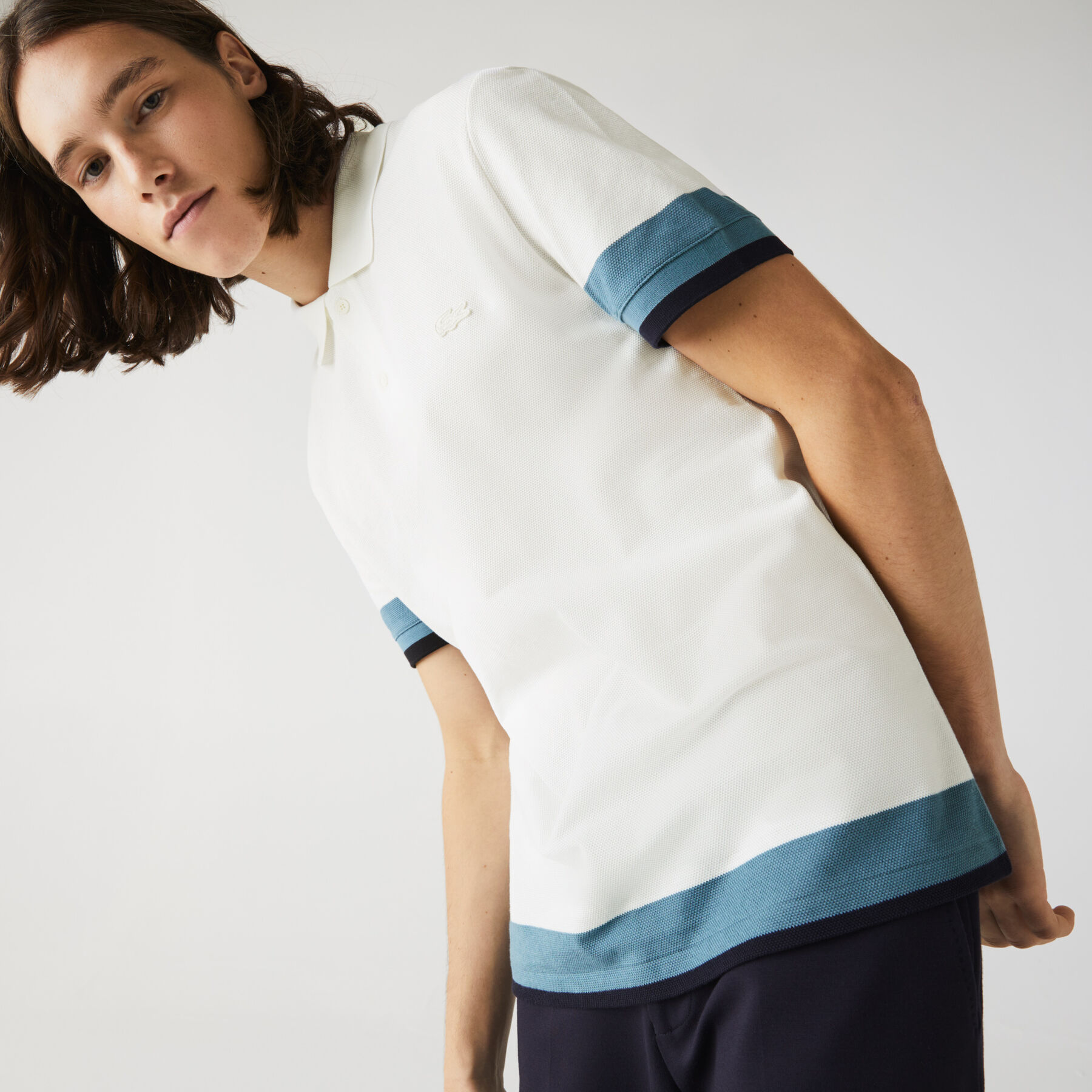 Men's Lacoste Regular Fit Textured Cotton Piqué Polo Shirt men s lacoste regular fit textured cotton piqu polo shirt