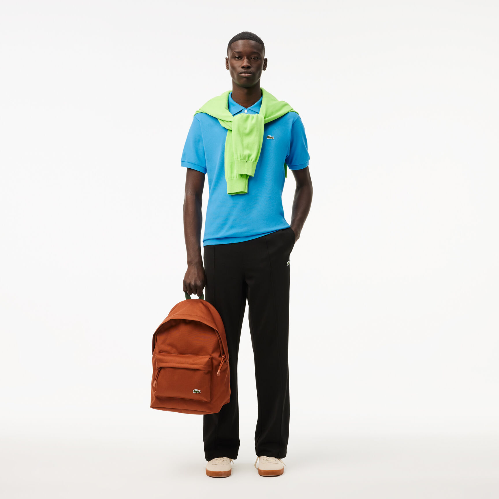 قميص بولو كلاسيكي L.12.12 أصلي Original L.12.12 petit pique cotton Polo Shirt - L1212-00-4XA