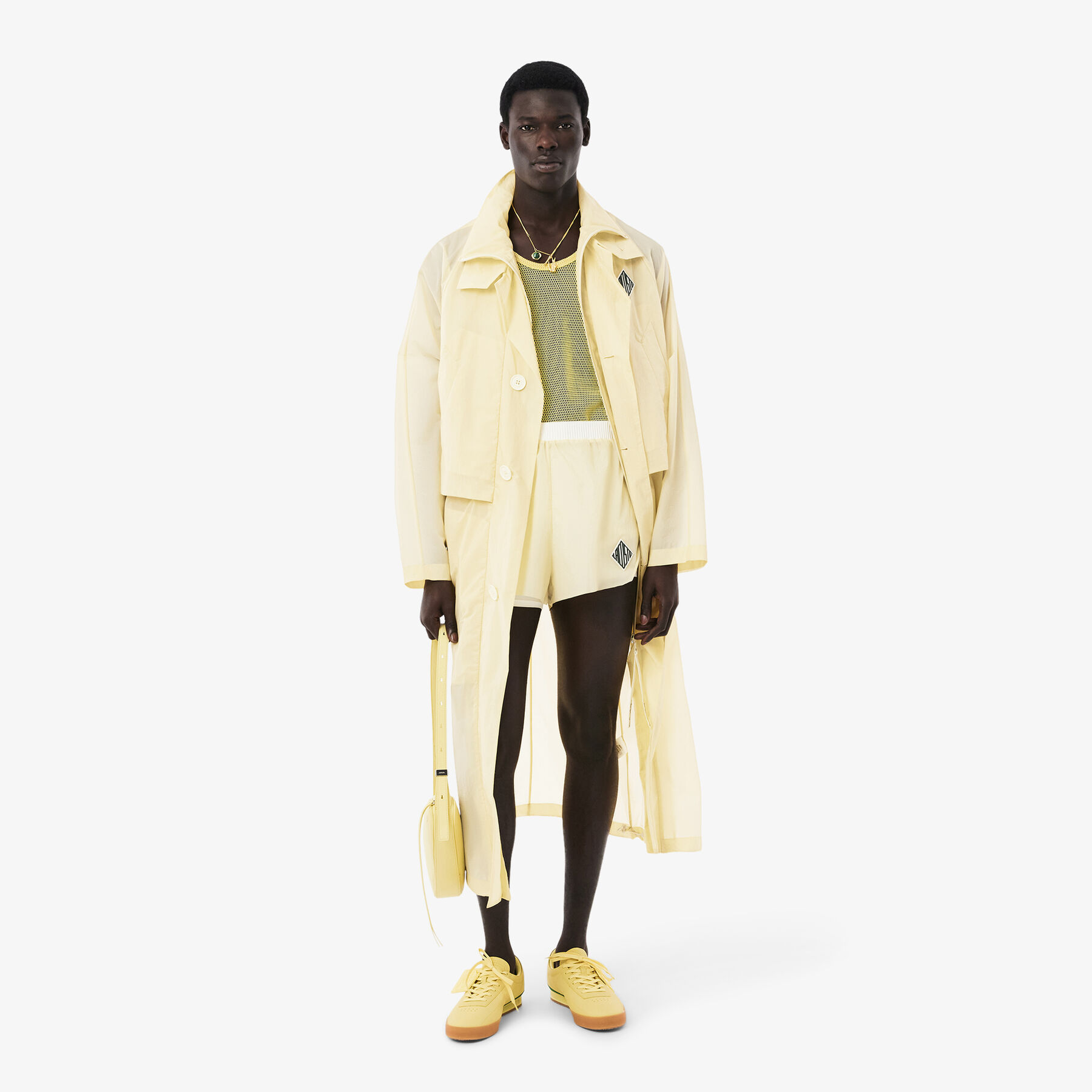 SHORT lacoste runway sheer technical shorts
