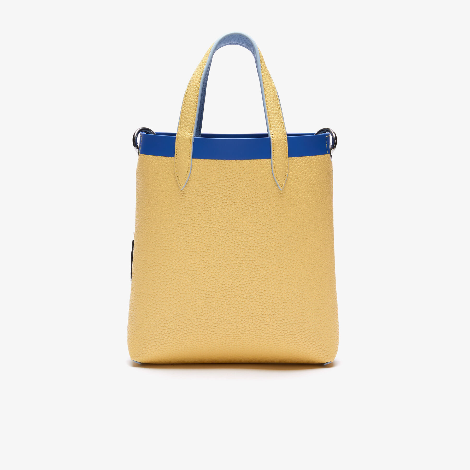 lacoste women s anna detachable shoulder strap mini tote bag