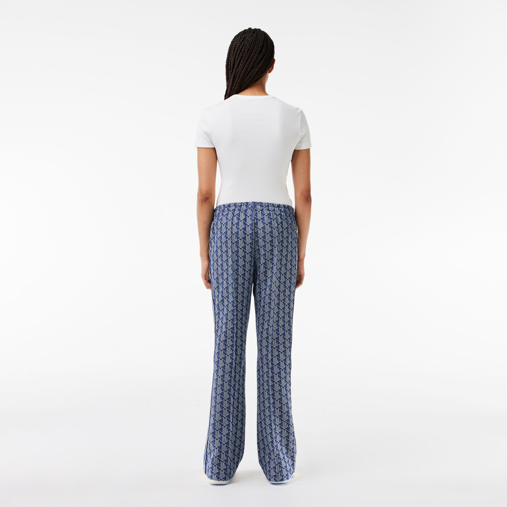 Women's Lacoste Monogram Print Trackpants - XF9313-00-QIE