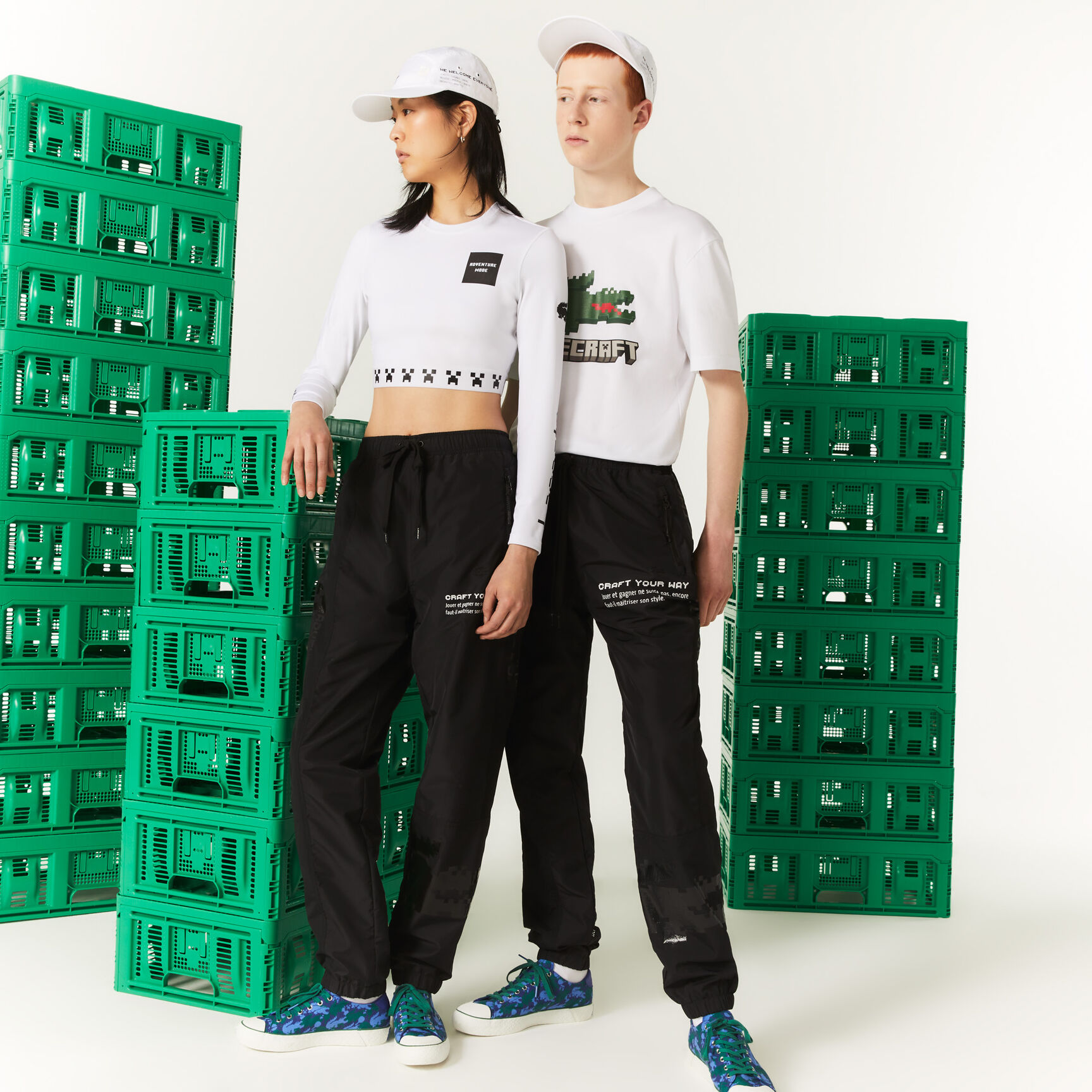 Unisex Lacoste L!VE x Minecraft Nylon Tracktrousers