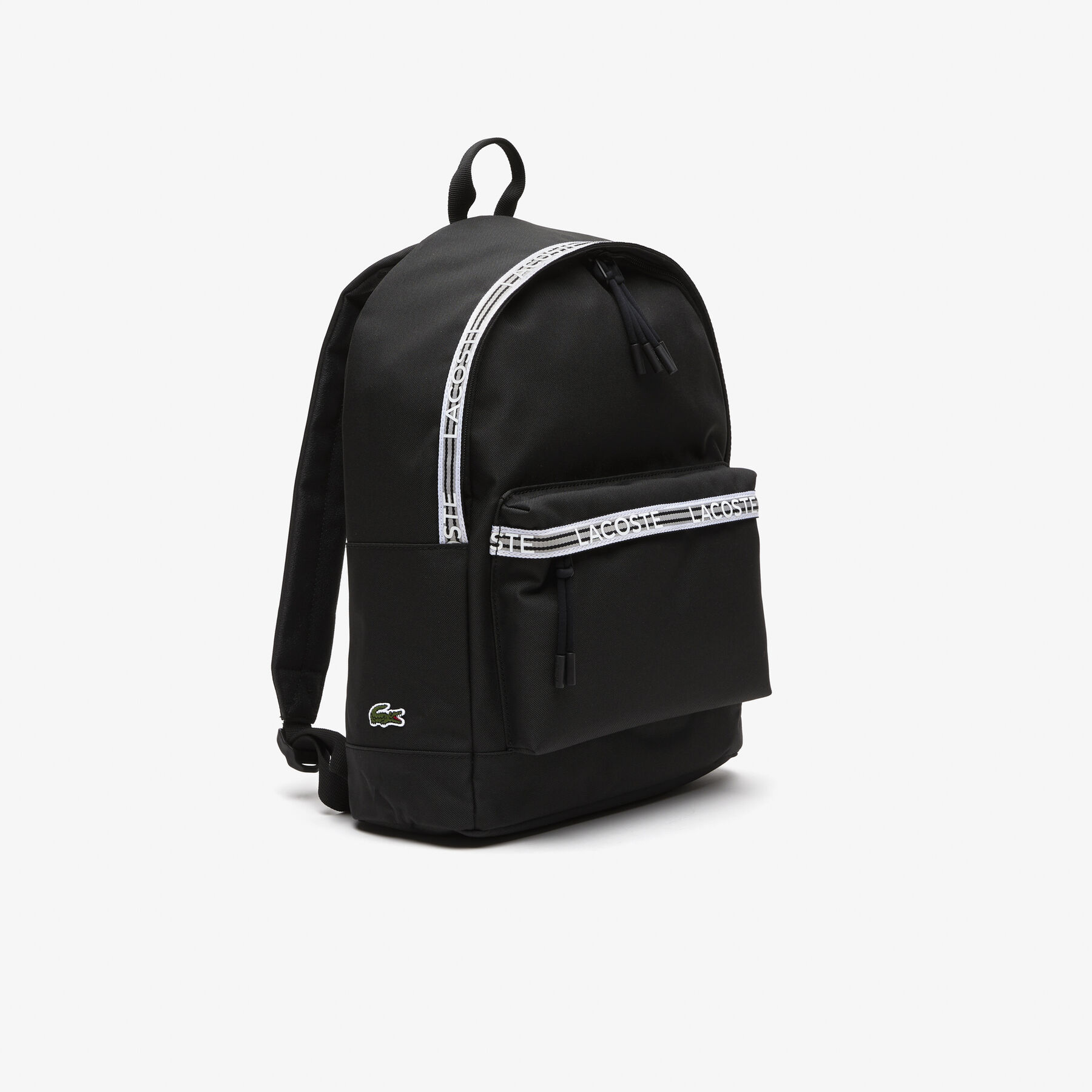 men s lacoste neocroc backpack with zipped logo straps