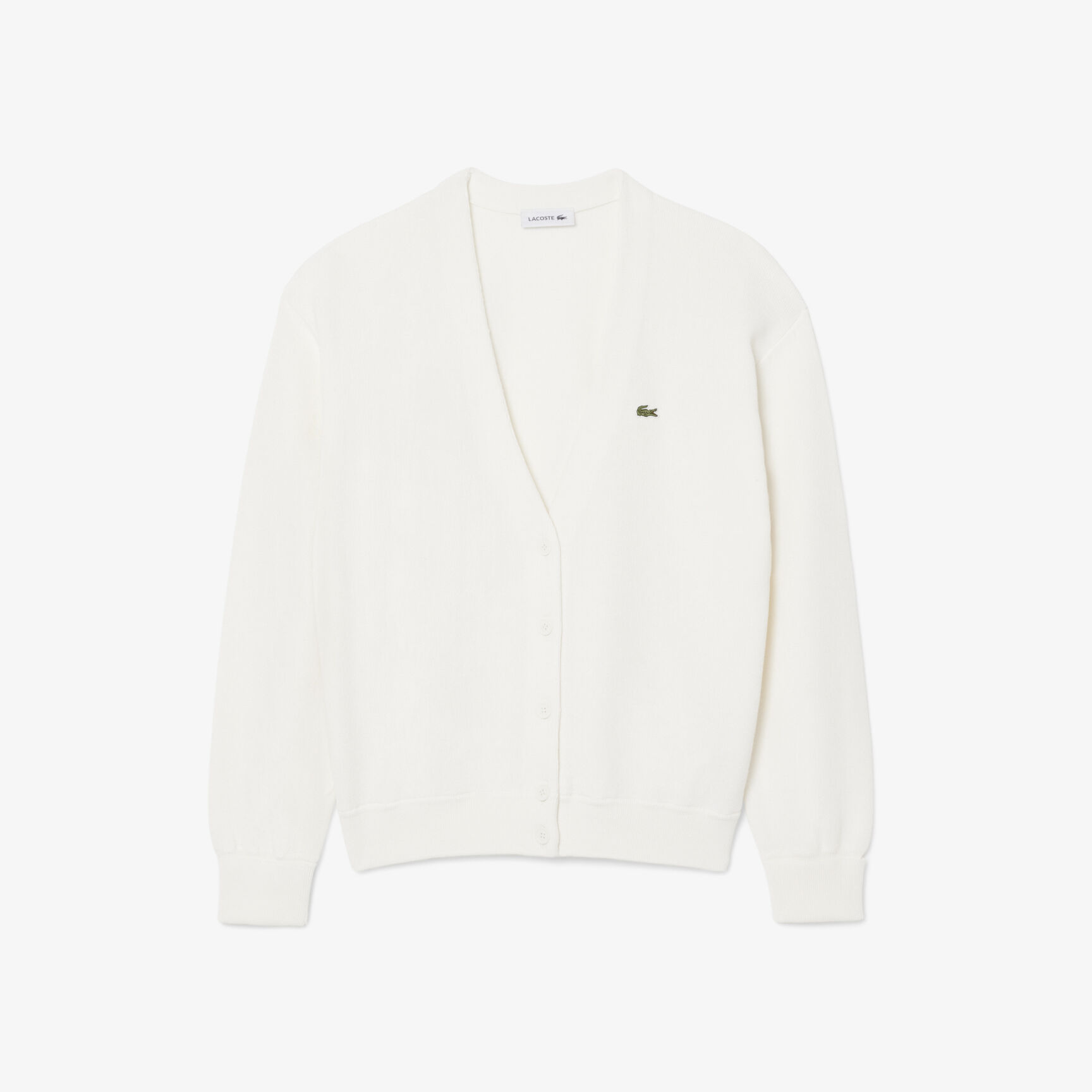 V Neck Moss Stitch Cotton Cardigan - AF4143-00-70V