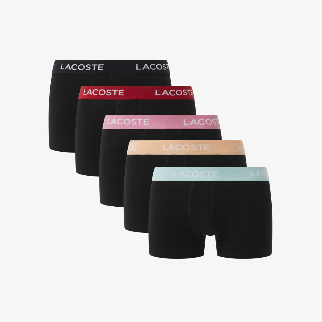 مجموعة من 5 سراويل داخلية قطنية مطاطية 5-Pack Stretch Cotton Trunks - 5H1292-00-U7I