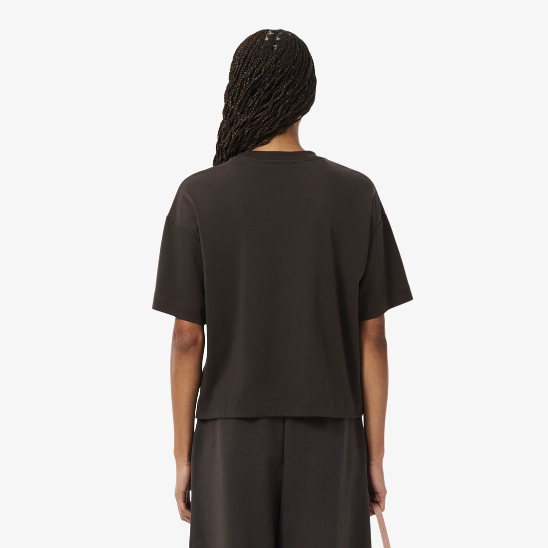 تي شيرت مريح بنقشة تمساح Relaxed Fit Landscape Crocodile T-shirt - TF5242-00-SKB