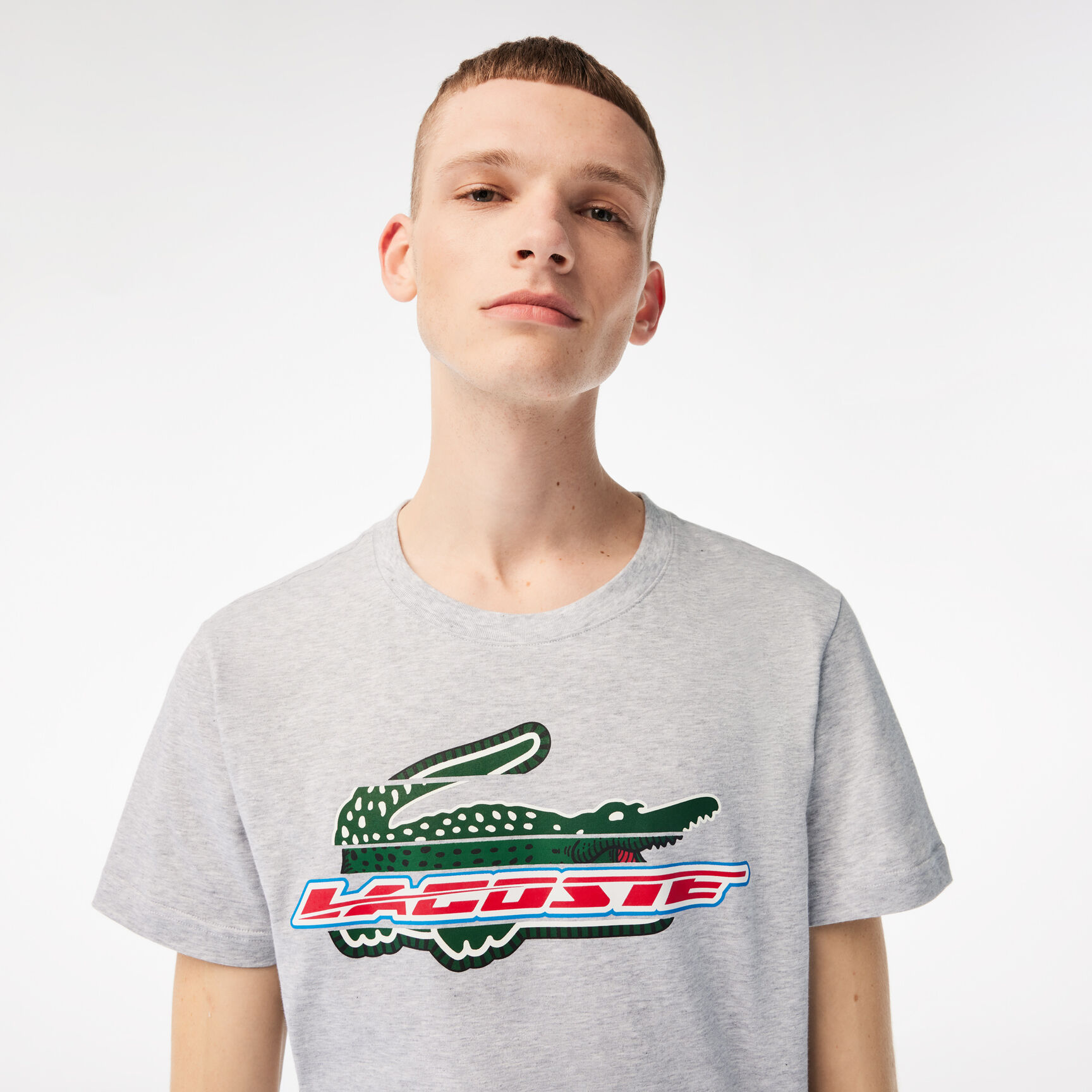 تيشيرت لاكوست قطن عضوي بقصة عادية للرجال مجموعة Lacoste SPORT تيشيرت لاكوست قطن عضوي بقصة عادية للرجال مجموعة Lacoste SPORT