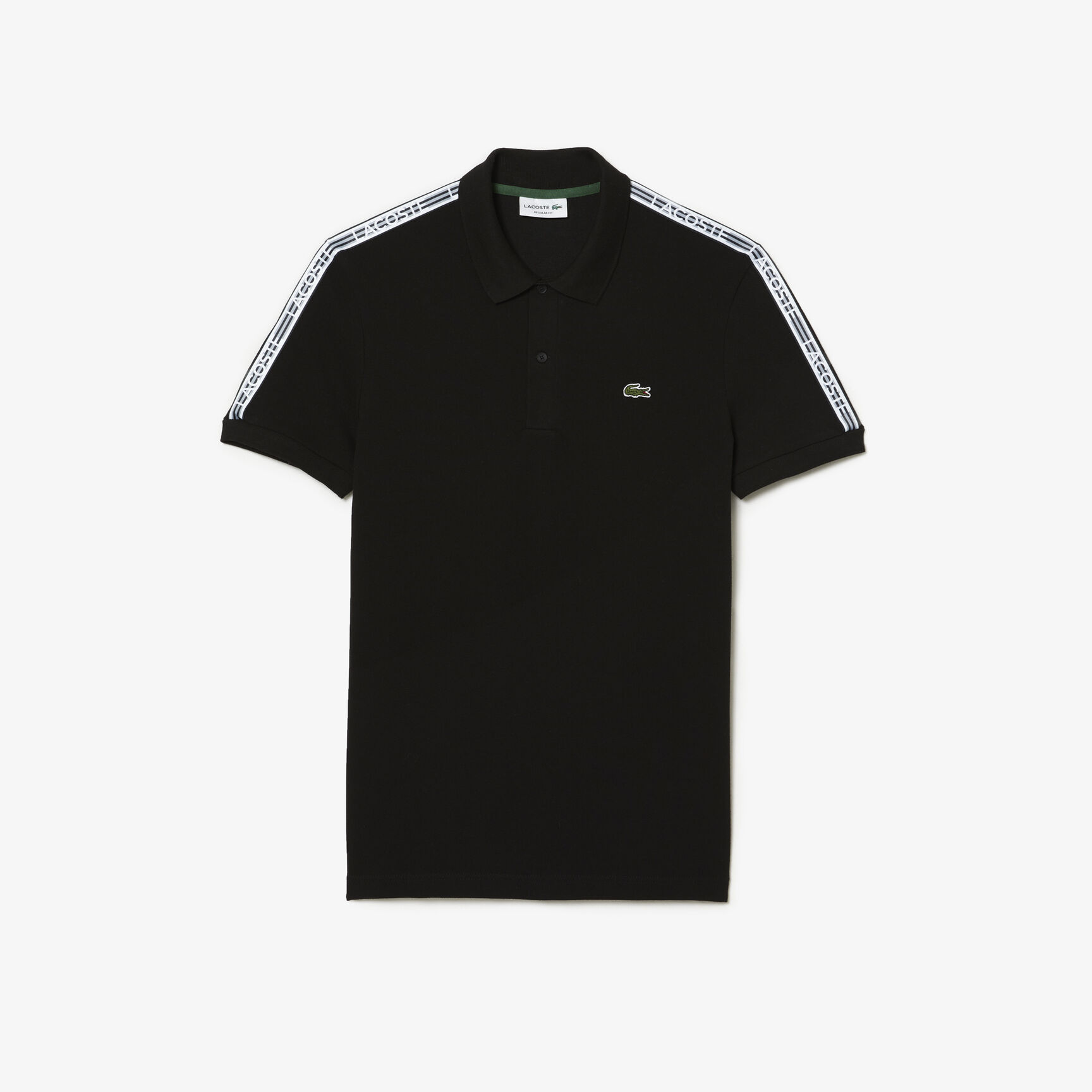 Regular Fit Logo Stripe Stretch Cotton Polo Shirt - PH5075-00-031