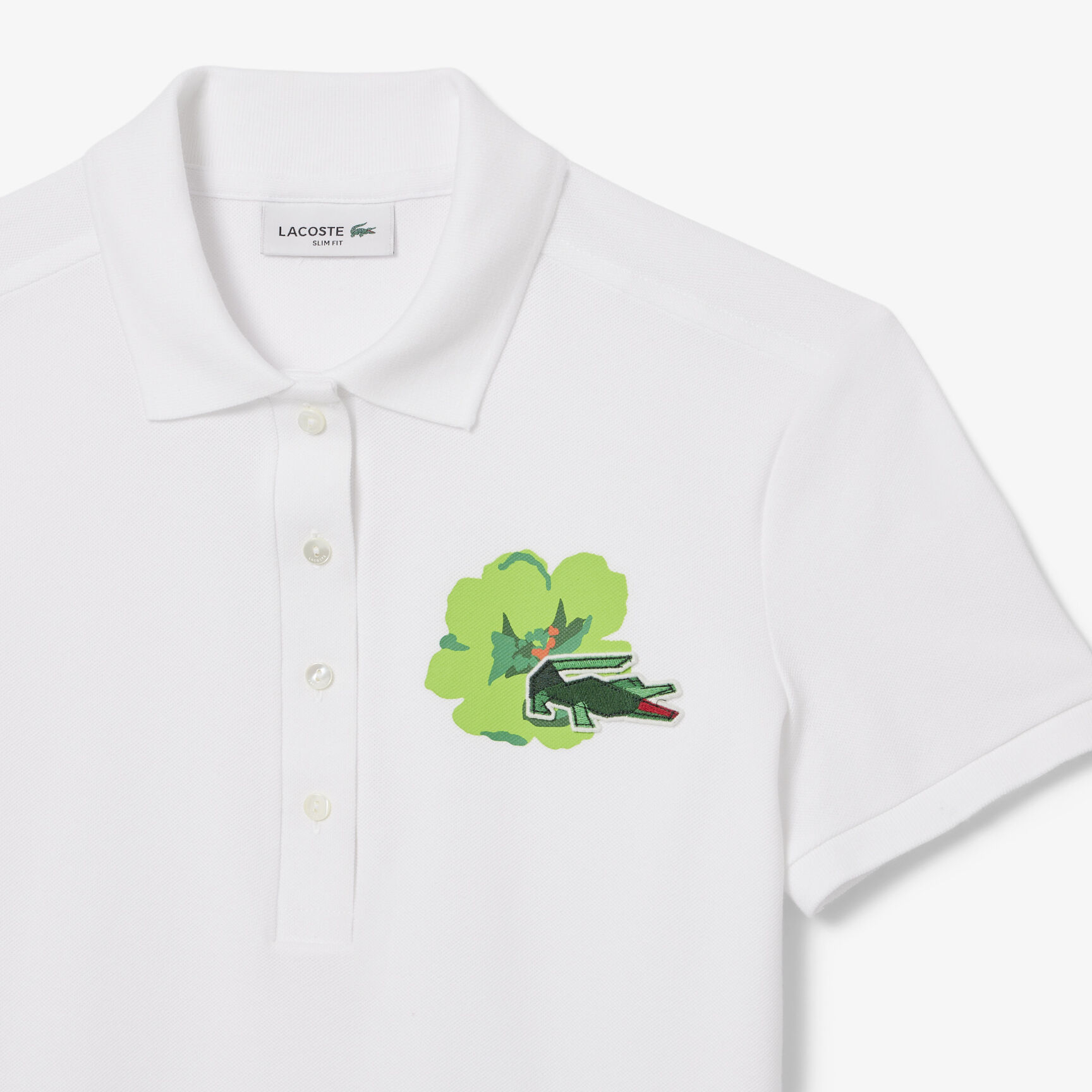 L.12.D قميص بولو بيكيه فلاور L.12.D Pique Flower Polo Shirt - PF2683-00-001