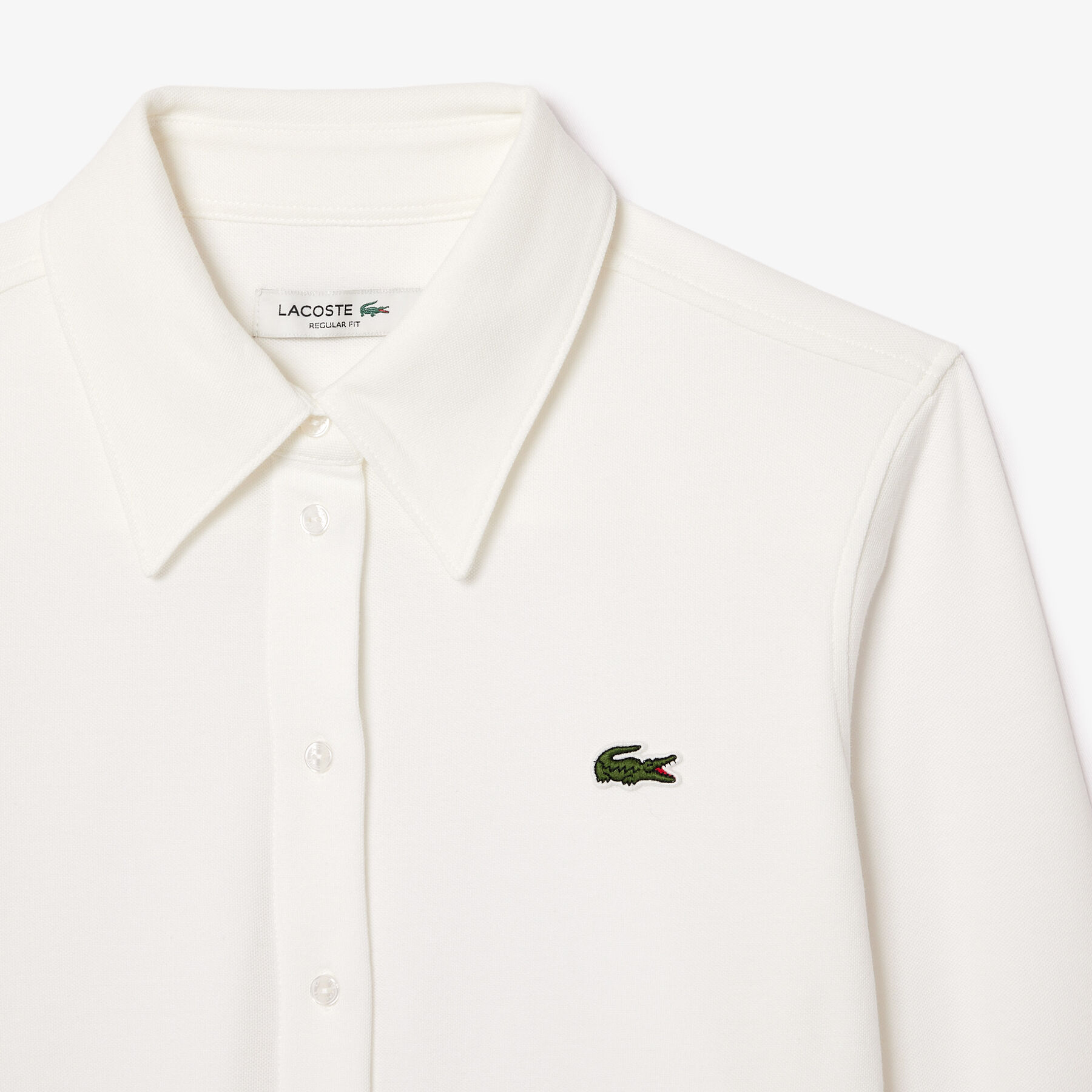 lacoste regular fit cotton pique shirt