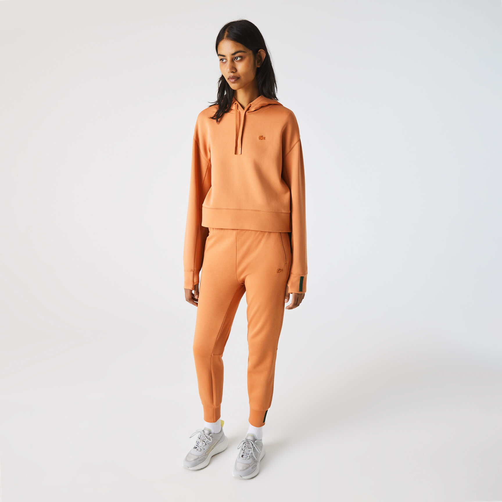 Short Cut Cotton Hoodie