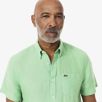 Short Sleeved Linen Shirt